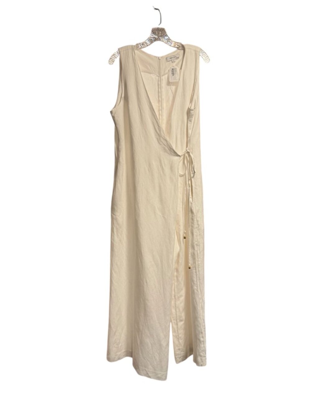 Rosetta Getty Collective White Apron Jumpsuit Size 14 - Picture 4 of 12